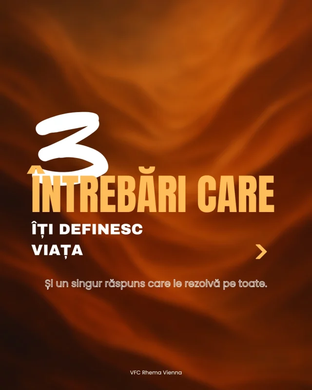 Te-ai simțit vreodată pierdut, confuz sau insuficient? 

Simți că alergi constant, dar nu ajungi nicăieri? 

Poate că nu lupți cu problema reală.